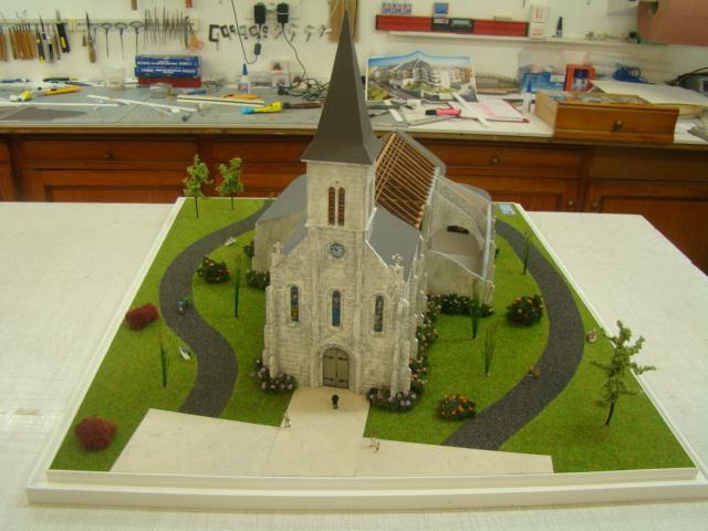 Maquette patrimoine église du POINCONNET