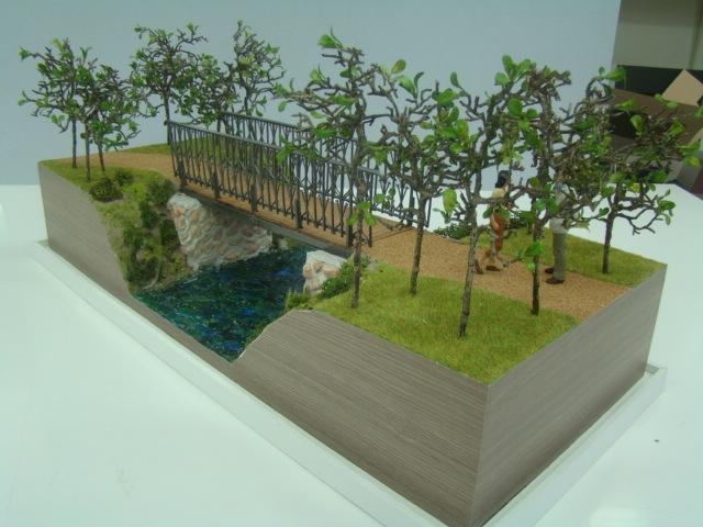 Maquette de passerelle