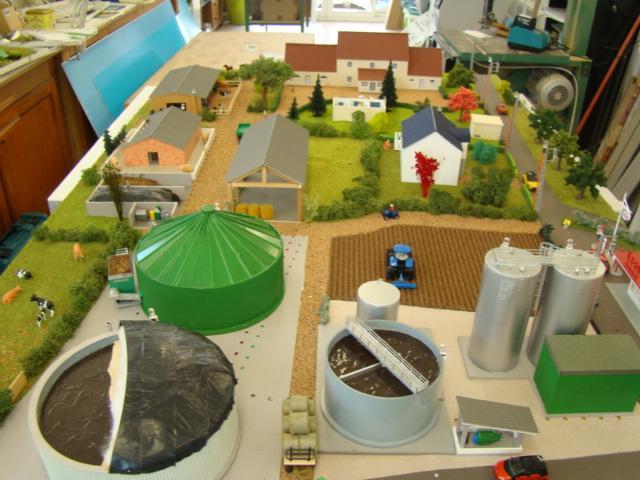Maquette éclairée Biomasse énergie